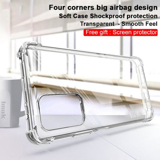 For Xiaomi Redmi Note 10 Pro Overseas Version IMAK All-inclusive Shockproof Airbag TPU Case with Screen Protector(Transparent) by imak