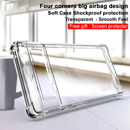 For Google Pixel 6 IMAK All-inclusive Shockproof Airbag TPU Case with Screen Protector(Transparent) by imak