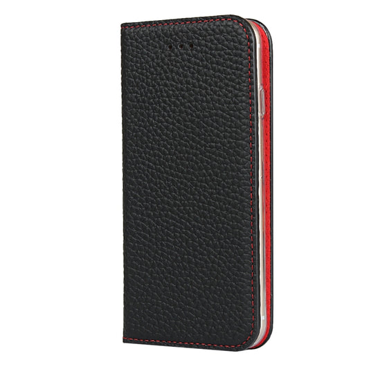 Litchi Genuine Leather Phone Case For iPhone 6 & 6s(Black) by buy2fix