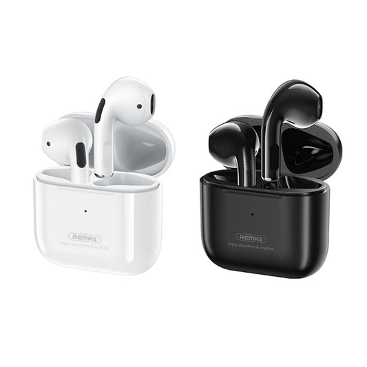 REMAX TWS-10i Enhanced Version Bluetooth 5.0 True Wireless Stereo Music Call Bluetooth Earphone(White) by REMAX