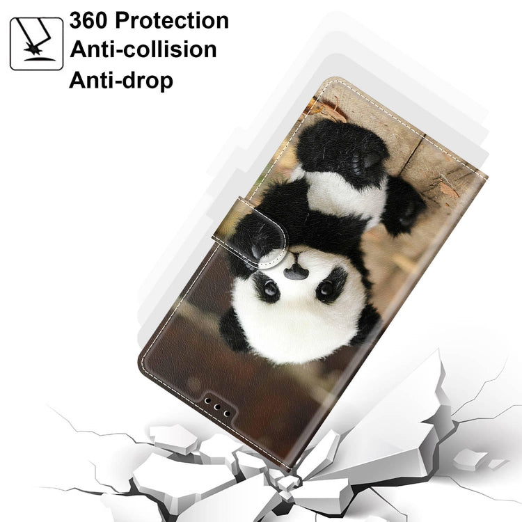 For Xiaomi Redmi 9C Voltage Coloured Drawing Magnetic Clasp Horizontal Flip PU Leather Case with Holder & Card Slots(C18 Wood Board Panda) by buy2fix