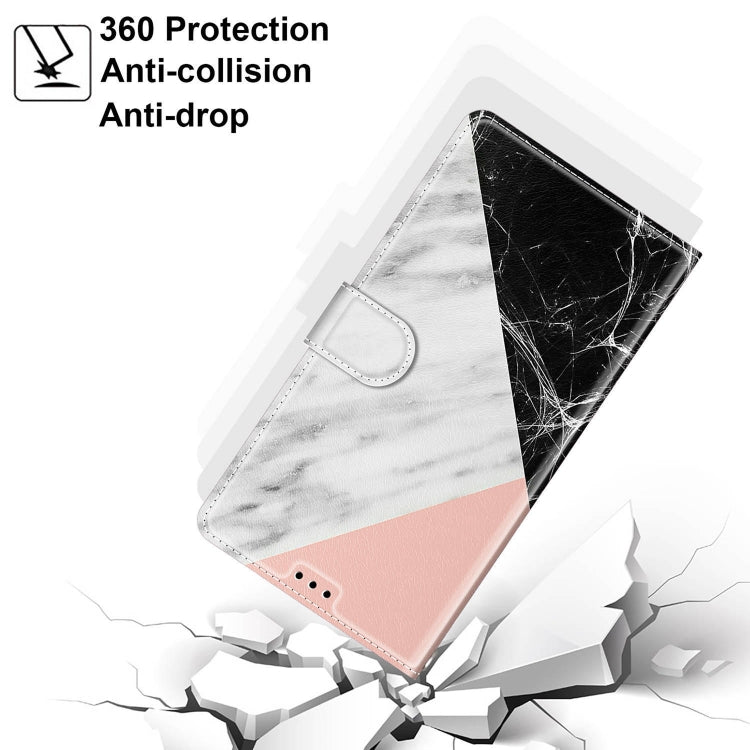 For Xiaomi Redmi Note 8 Pro Voltage Coloured Drawing Magnetic Clasp Horizontal Flip PU Leather Case with Holder & Card Slots(C07 Pink White Black) by buy2fix