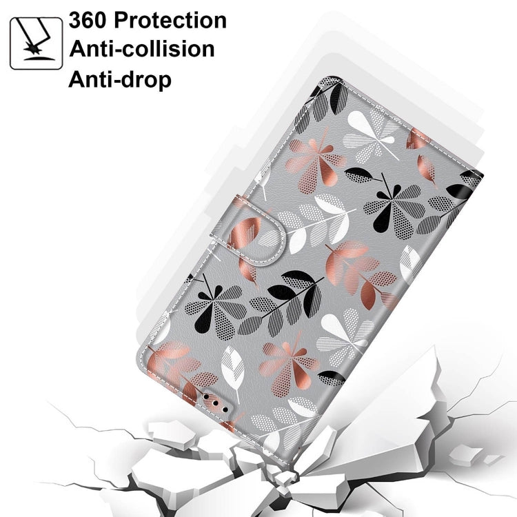 For Xiaomi Redmi Note 9 5G/ 9T Voltage Coloured Drawing Magnetic Clasp Horizontal Flip PU Leather Case with Holder & Card Slots(C19 Material Flower) by buy2fix