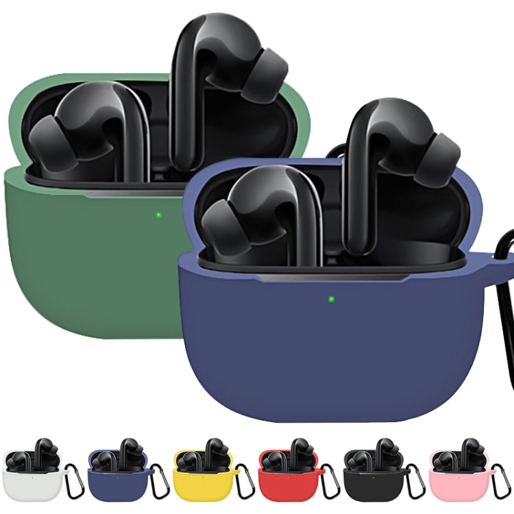 For Xiaomi FlipBuds Pro Full Coverage Liquid Silicone Protective Case(Yellow) by buy2fix