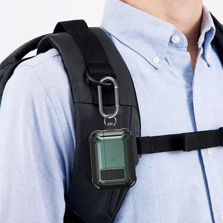 Wireless Earphones Shockproof Bumblebee Silicone Protective Case with Switch For AirPods Pro(Green) by buy2fix