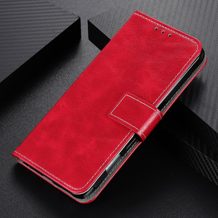 For iPhone 13 Pro Max Retro Crazy Horse Texture Horizontal Flip Leather Case with Holder & Card Slots & Photo Frame & Wallet (Red) by buy2fix