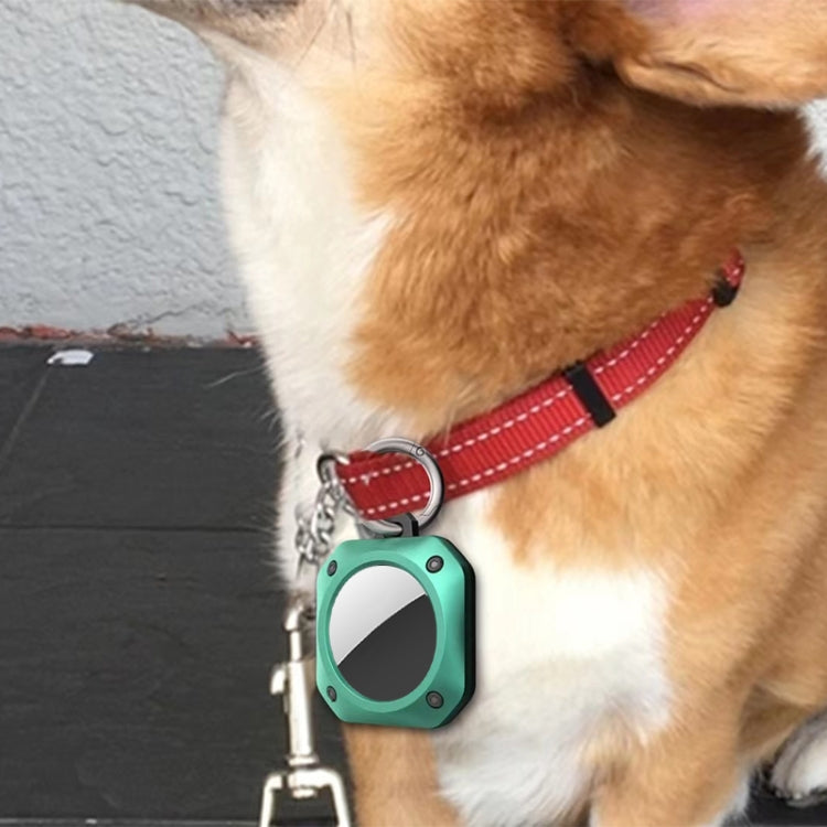 Thunderbolt Acrylic Protective Cover Case For AirTag(Black) by buy2fix