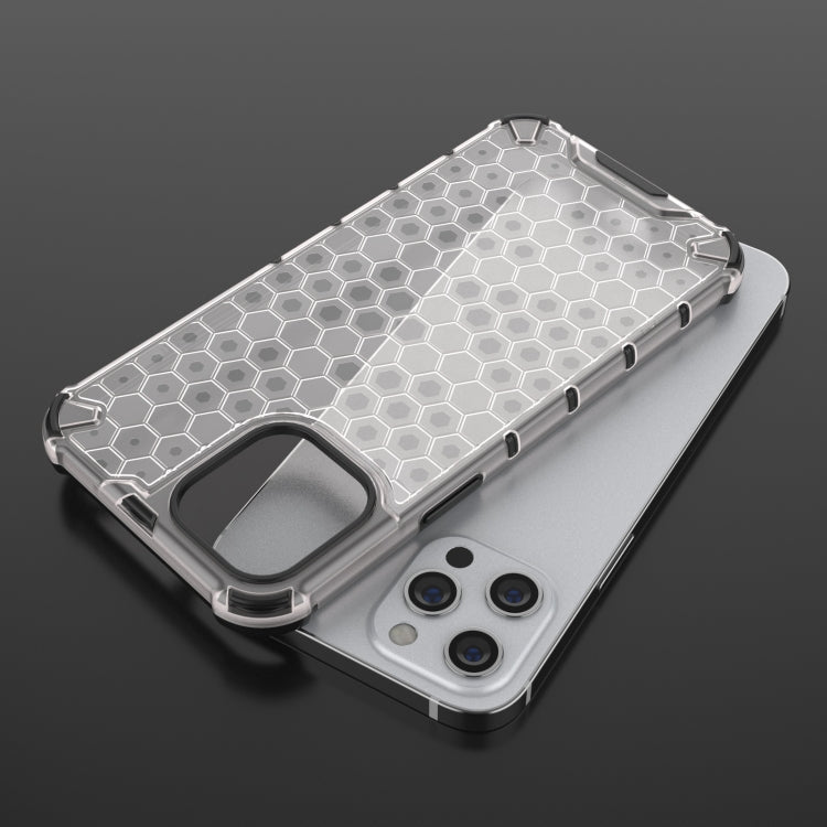 For iPhone 13 mini Shockproof Honeycomb PC + TPU Protective Case (Red) by buy2fix