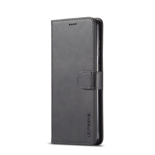 For Samsung Galaxy A03s 164mm LC.IMEEKE Calf Texture Horizontal Flip Leather Case with Holder & Card Slots & Wallet(Black) by LC.IMEEKE