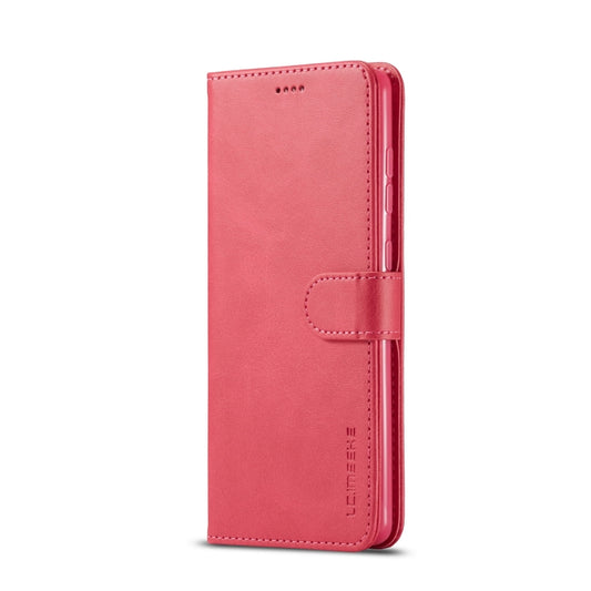 For Samsung Galaxy A03s 164mm LC.IMEEKE Calf Texture Horizontal Flip Leather Case with Holder & Card Slots & Wallet(Red) by LC.IMEEKE
