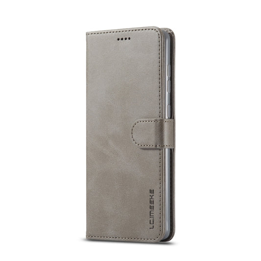 For Samsung Galaxy A03s 164mm LC.IMEEKE Calf Texture Horizontal Flip Leather Case with Holder & Card Slots & Wallet(Grey) by LC.IMEEKE
