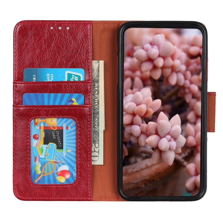 For iPhone 13 Nappa Texture Horizontal Flip Leather Case with Holder & Card Slots & Wallet(Red) by buy2fix