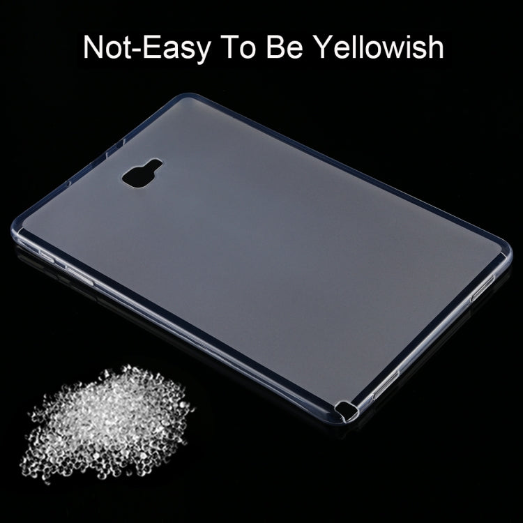 For Galaxy Tab A 10.1 (2016) / P580 0.75mm Ultrathin Outside Glossy Inside Frosted TPU Soft Protective Case by buy2fix