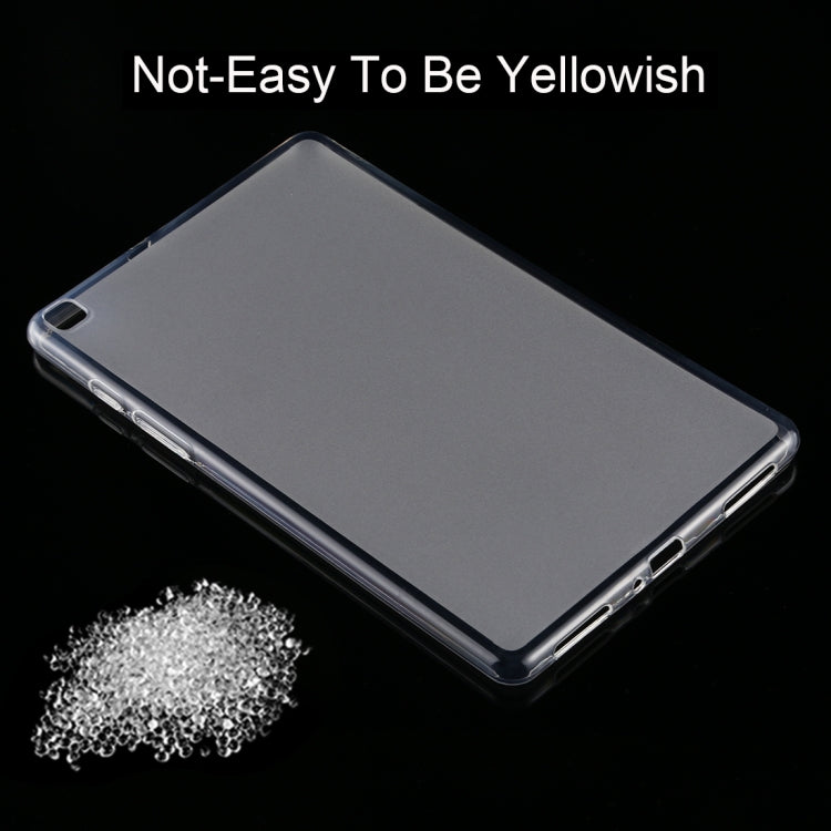 For Galaxy Tab A 8.0 (2019) T295 0.75mm Ultrathin Outside Glossy Inside Frosted TPU Soft Protective Case by buy2fix