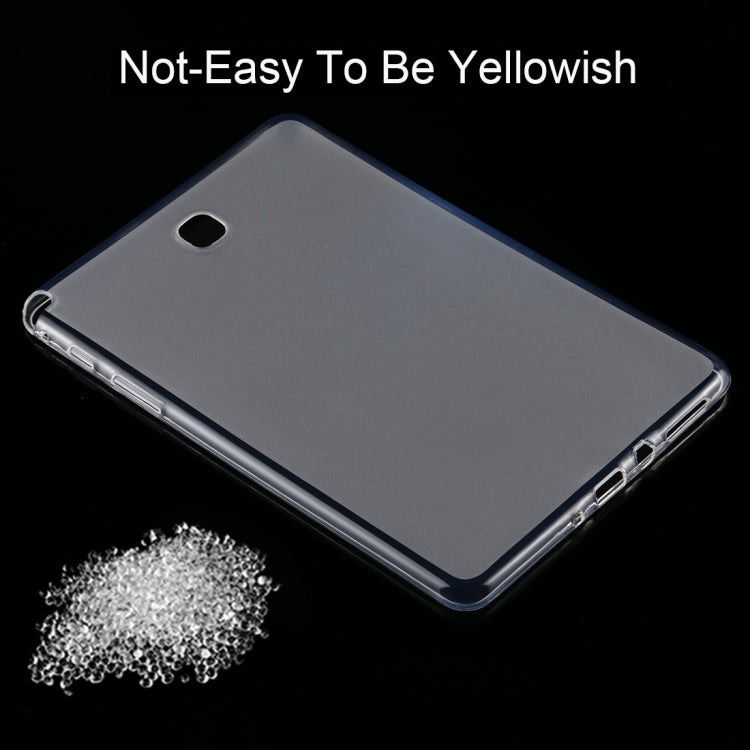 For Galaxy Tab A 8.0 (2015) T350 0.75mm Ultrathin Outside Glossy Inside Frosted TPU Soft Protective Case by buy2fix