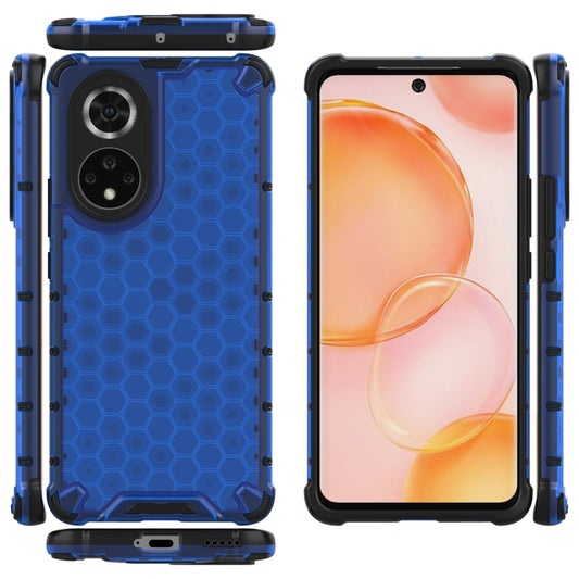 For Honor 50 Shockproof Honeycomb PC + TPU Protective Case(Blue) by buy2fix