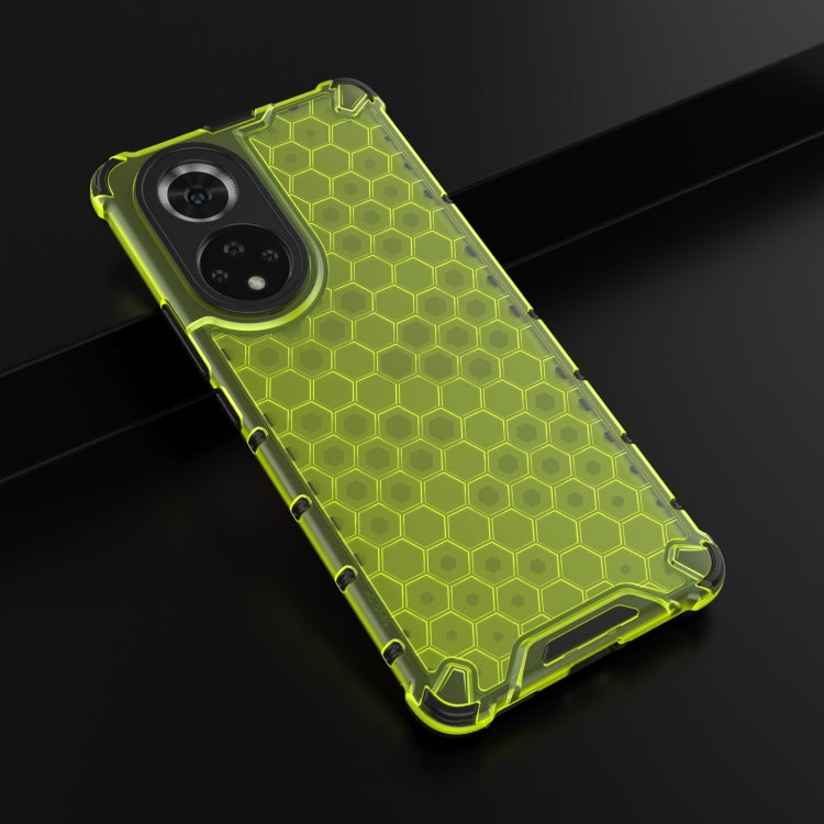 For Honor 50 Shockproof Honeycomb PC + TPU Protective Case(Green) by buy2fix