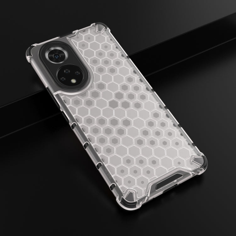 For Honor 50 Shockproof Honeycomb PC + TPU Protective Case(White) by buy2fix