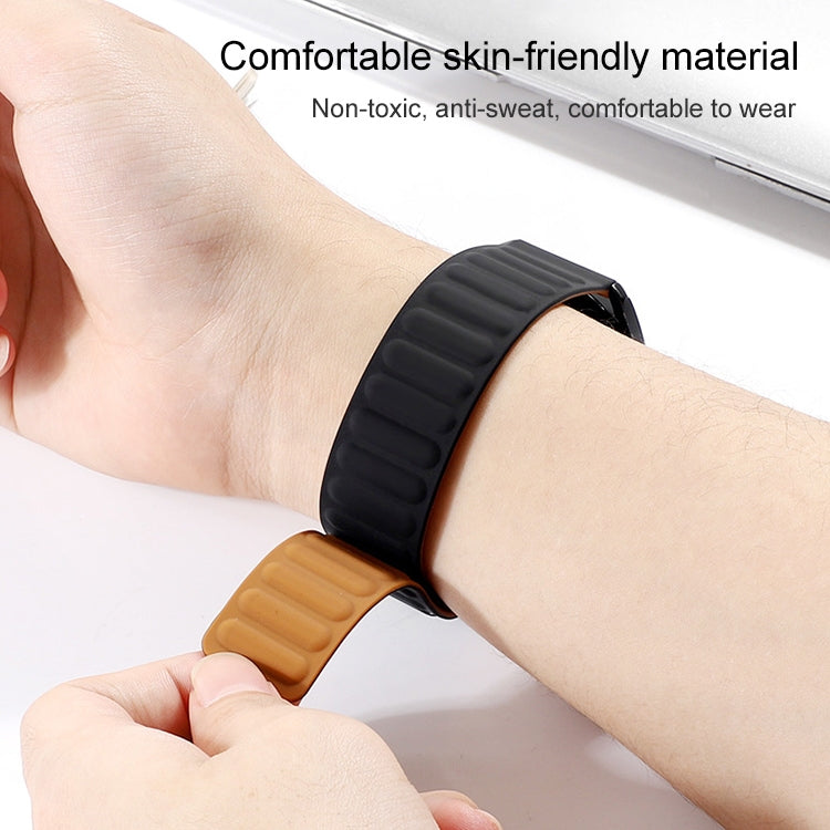 For Samsung Galaxy Watch 3 45mm Silicone Magnetic Watch Band(Red) by buy2fix