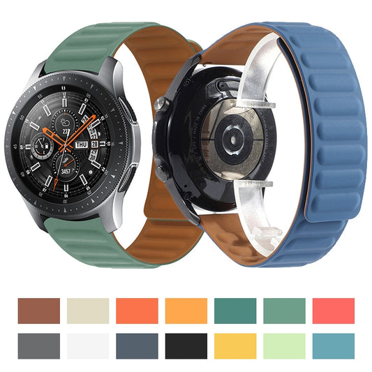 For Huawei Watch 3 / 3 Pro Silicone Magnetic Watch Band(Black) by buy2fix