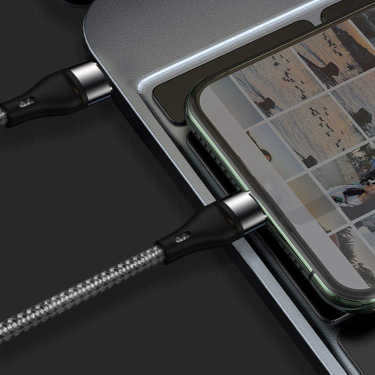 PD 60W USB-C / Type-C to USB-C / Type-C Fast Charging Nylon Braided Data Cable, Cable Length:1m(Red) by buy2fix