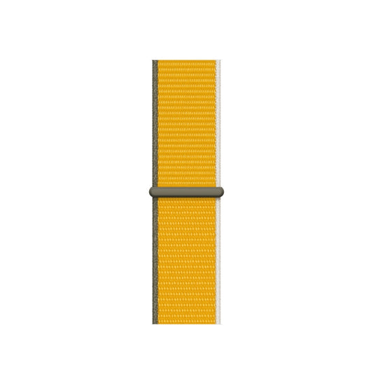 Loop Type Sport Watch Band For Apple Watch Series 9&8&7 41mm / SE 3&SE 2&6&SE&5&4 40mm / 3&2&1 38mm(Sunflower) by buy2fix