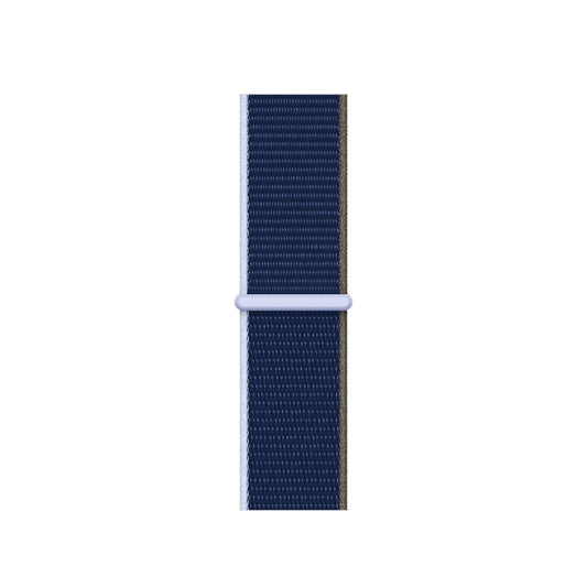 Loop Type Sport Watch Band For Apple Watch Series 9&8&7 41mm / SE 3&SE 2&6&SE&5&4 40mm / 3&2&1 38mm(Dark Sea Blue) by buy2fix