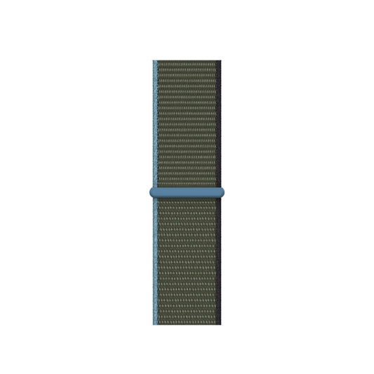 Loop Type Sport Watch Band For Apple Watch Ultra 49mm&Watch Ultra 2 49mm / Series 9&8&7 45mm / SE 3&SE 2&6&SE&5&4 44mm / 3&2&1 42mm(Dark Olive Green) by buy2fix