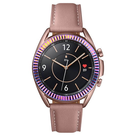 For Samsung Galaxy Watch 3 41mm Smart Watch Wave Texture Bezel Ring(Colorful) by ENKAY