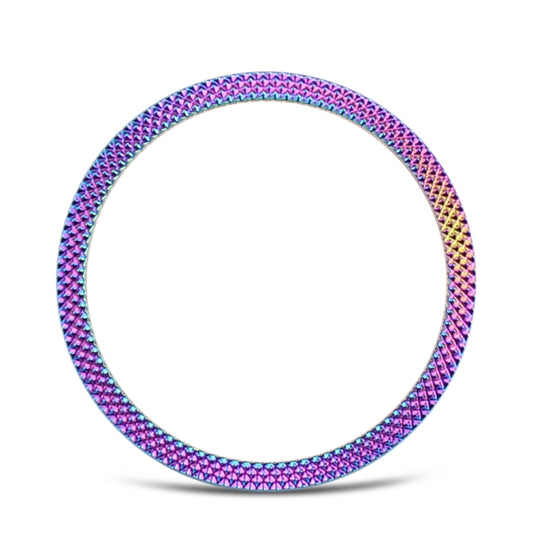 For Samsung Galaxy Watch 3 41mm Smart Watch Rhombus Texture Bezel Ring(Colorful) by ENKAY