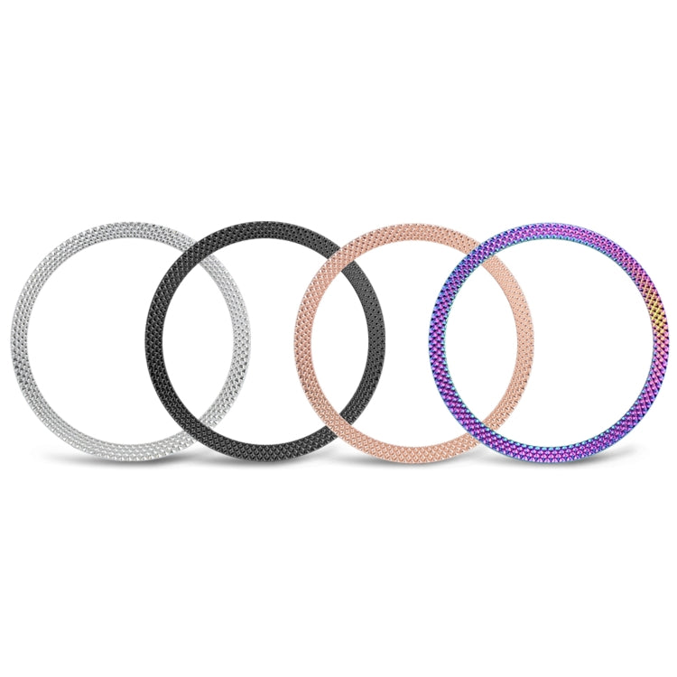 For Samsung Galaxy Watch 3 45mm Smart Watch Rhombus Texture Bezel Ring(Colorful) by ENKAY