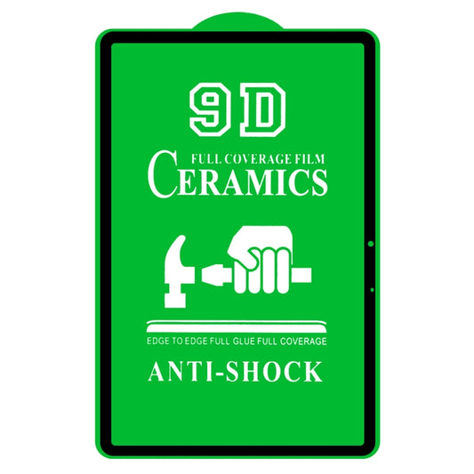 For Samsung Galaxy Tab S7+ 12.4 inch 9D Full Screen Full Glue Ceramic Film by buy2fix