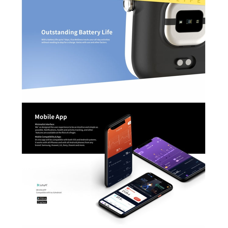 H1 1.3 inch TFT Screen IP68 Waterproof Smart Watch, Support Sleep Monitoring / Heart Rate Monitoring / ECG Electrocardiogram / Vascular Management / Body Temperature Monitoring(Orange) by buy2fix