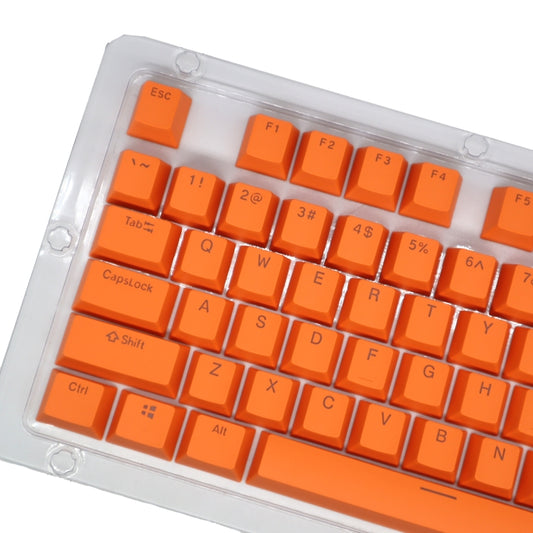 HXSJ P9 104 Keys PBT Color Mechanical Keyboard Keycaps(Orange) by HXSJ