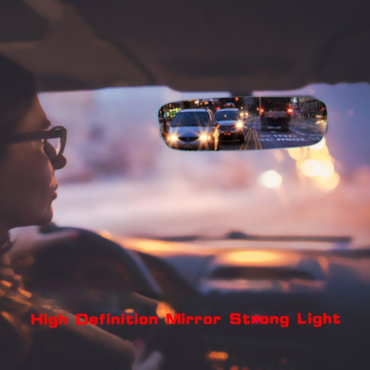 3R-335 Planemirror 270mm Car Rearview Retrofit Frameless Clear Large Mirror(White) by 3R