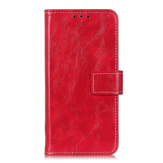For Samsung Galaxy M32 Retro Crazy Horse Texture Horizontal Flip Leather Case with Holder & Card Slots & Photo Frame & Wallet(Red) by buy2fix