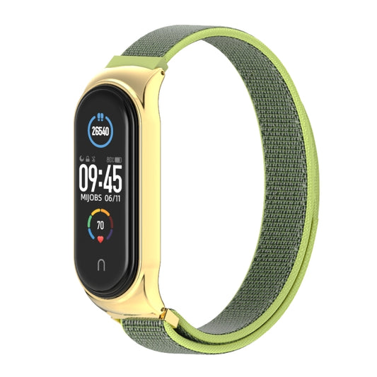 For Xiaomi Mi Band 6 / 5 / 4 / 3 Mijobs CS Breathable Nylon Watch Band(Ming Huang) by MIJOBS