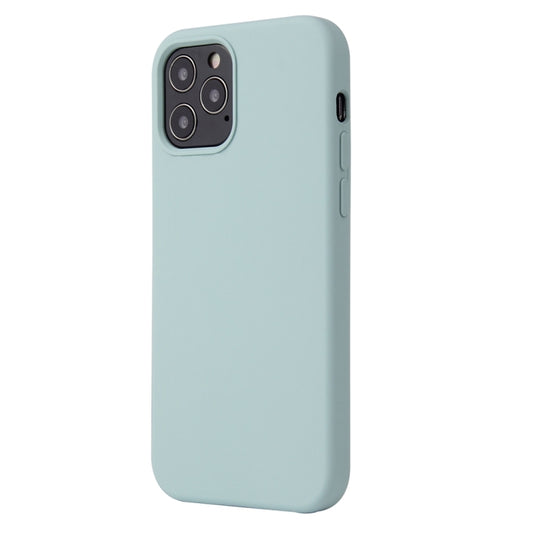 For iPhone 13 Solid Color Liquid Silicone Shockproof Protective Case(Emerald Green) by buy2fix