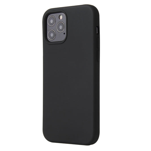 For iPhone 13 Pro Max Solid Color Liquid Silicone Shockproof Protective Case (Black) by buy2fix