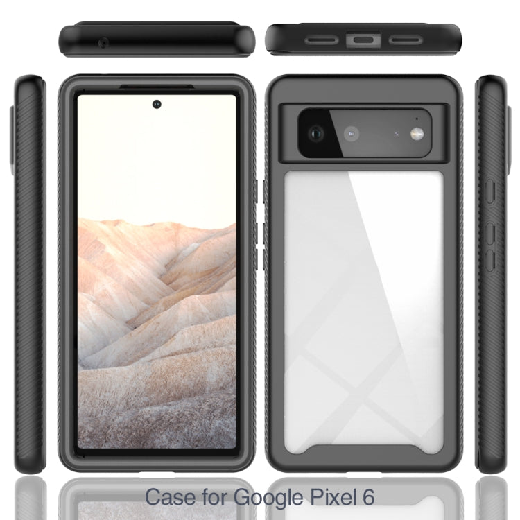 For Google Pixel 6 Starry Sky Solid Color Series Shockproof PC + TPU Case(Light Blue) by buy2fix
