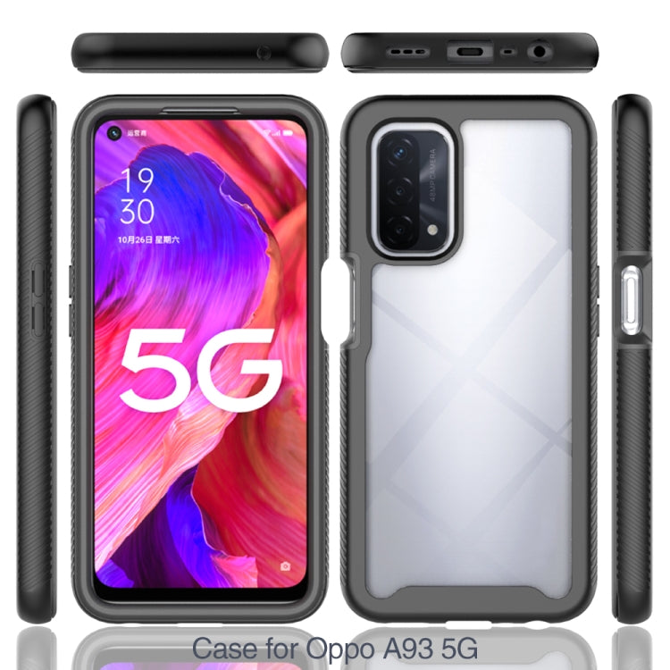 For OPPO A54 5G / A74 5G Starry Sky Solid Color Series Shockproof PC + TPU Case(Royal Blue) by buy2fix