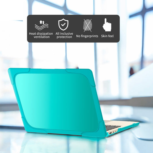 TPU + PC Two-color Anti-fall Laptop Protective Case For Microsoft Surface Laptop 3 / 4 15 inch(Sky Blue) by buy2fix
