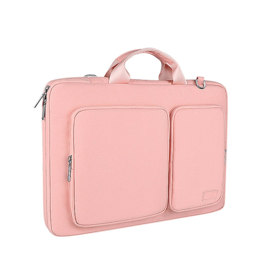 ST11 Polyester Thickened Laptop Bag with Detachable Shoulder Strap, Size:13.3 inch(Pink) by buy2fix