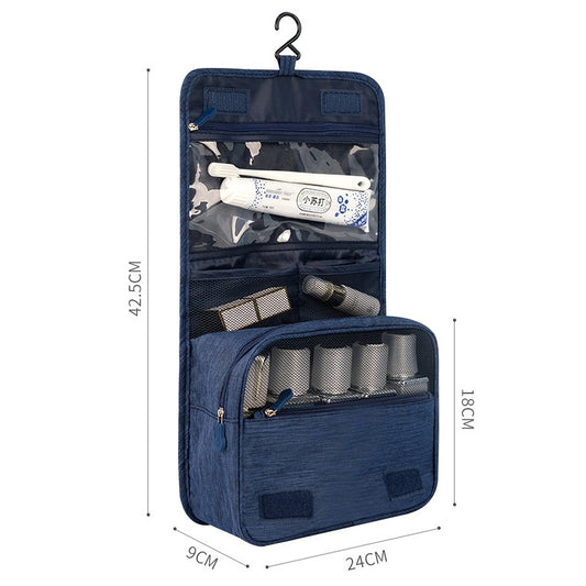 Multifunctional Portable Hook Type Travel Wash Storage Bag Cosmetic Bag(Navy Blue) by buy2fix