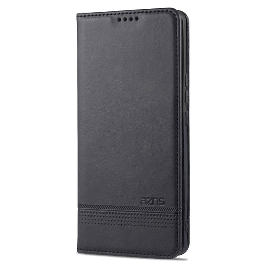 For Honor 50 AZNS Magnetic Calf Texture Horizontal Flip Leather Case with Card Slots & Holder & Wallet(Black) by AZNS