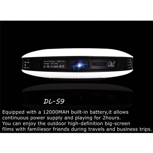 WEJOY DL-S9 1280x720P 300 Lumens Portable Home Theater LED HD Digital Projector, Android 6.0, 2G+16GB, US Plug by WEJOY