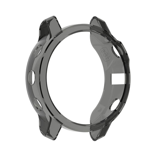 For Garmin Fenix 6S / 6S Pro Smart Watch Half Coverage TPU Protective Case(Transparent Black) by buy2fix
