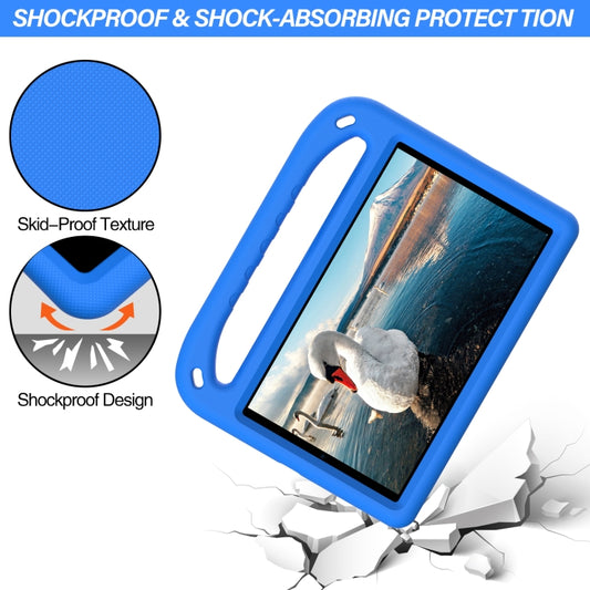 For Samsung Galaxy Tab A 8.0 2019 SM-T290 / SM-T295 Handle Portable EVA Shockproof Anti Falling Protective Case with Triangle Holder(Blue) by buy2fix