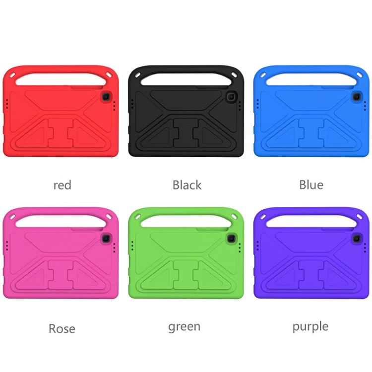 For Samsung Galaxy Tab A7 Lite 8.7 SM-T220 / SM-T225 Handle Portable EVA Shockproof Anti Falling Protective Case with Triangle Holder(Green) by buy2fix