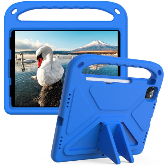 Handle Portable EVA Shockproof Protective Tablet Case with Triangle Holder For iPad Pro 11 2022 / 2021/2020/2018 / iPad Air 2020 / Air 2022 10.9(Blue) by buy2fix